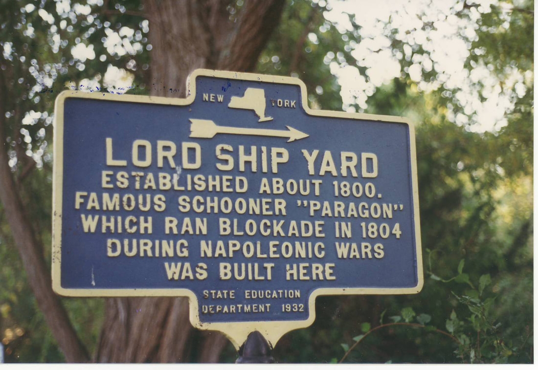 Image of Historical Marker for Lords Ship Yard 