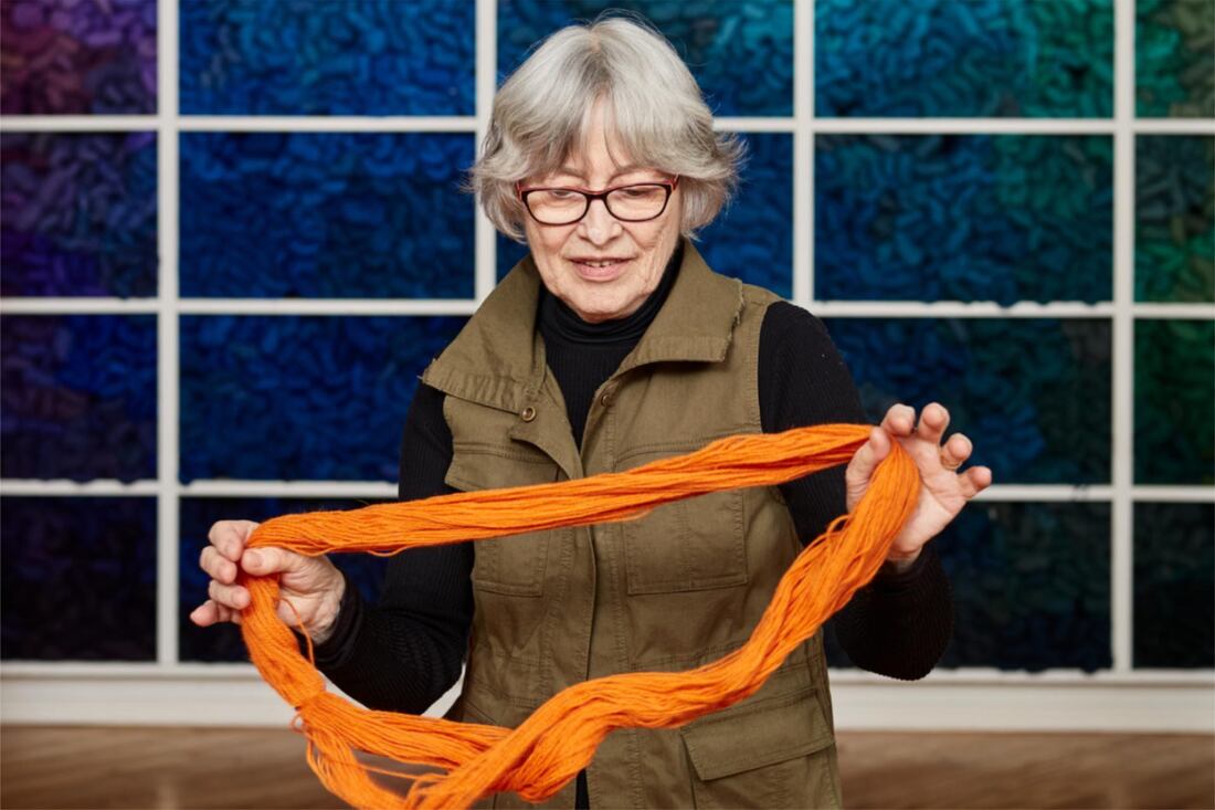 Swedish-born Tapestry Artist Helena Hernmarck by Ross Mantle.