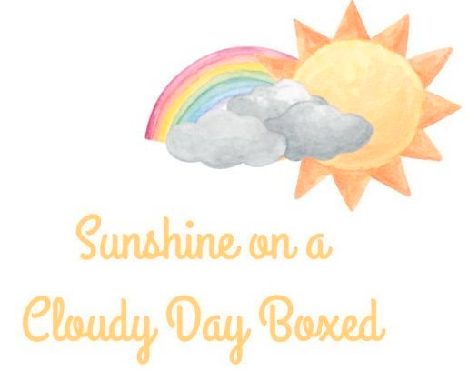 Sunshine on a Cloudy Day Boxed logo